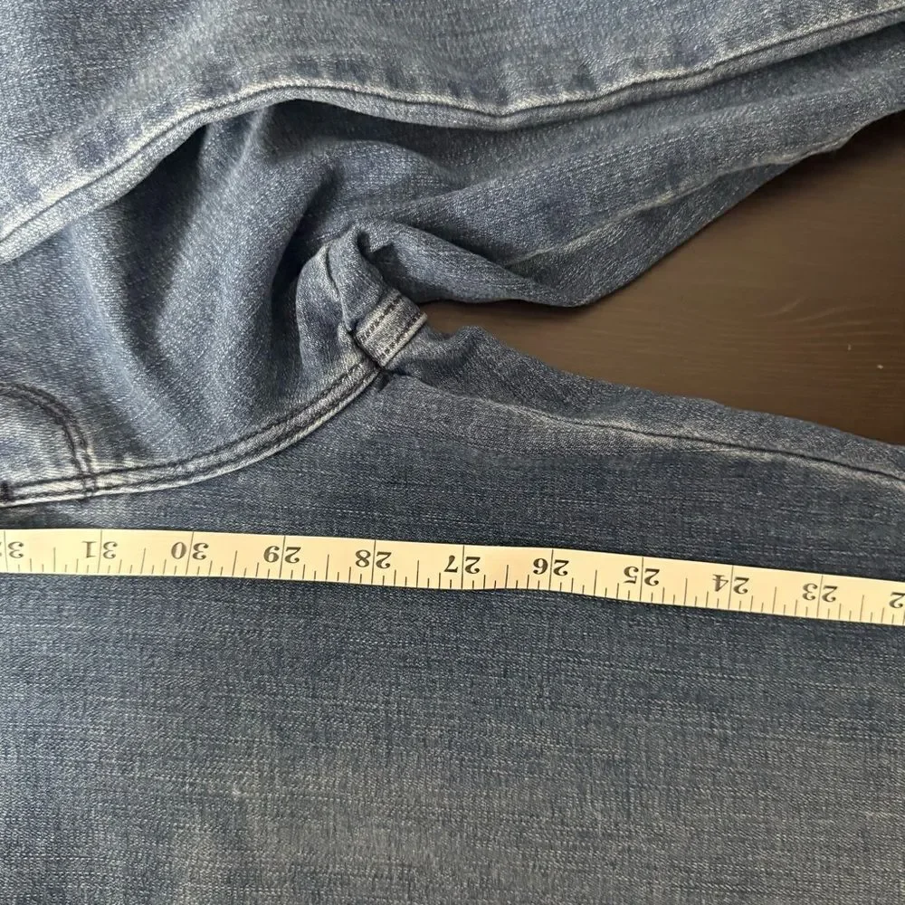 Frame Starwood Jeans Womens Sz 29 Blue Scallop Edge Splendor Straight Leg Denim